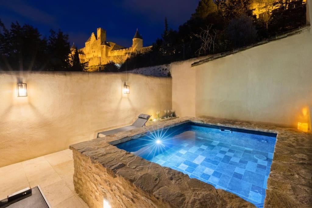Longue Vie A La Reine - Piscine - Chateau Carcassonne Extérieur photo