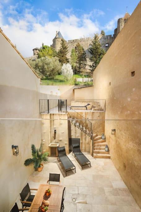 Longue Vie A La Reine - Piscine - Chateau Carcassonne Extérieur photo